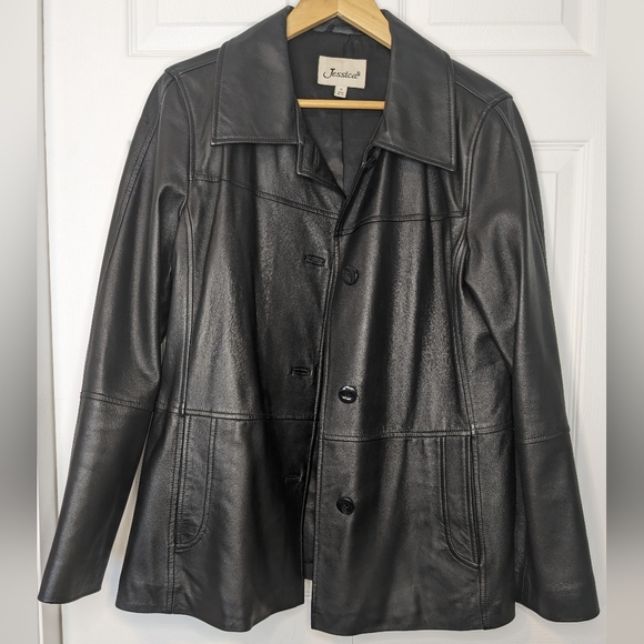 Jessica Jackets & Blazers - Jessica Lamb Leather Jacket - Black - Size M